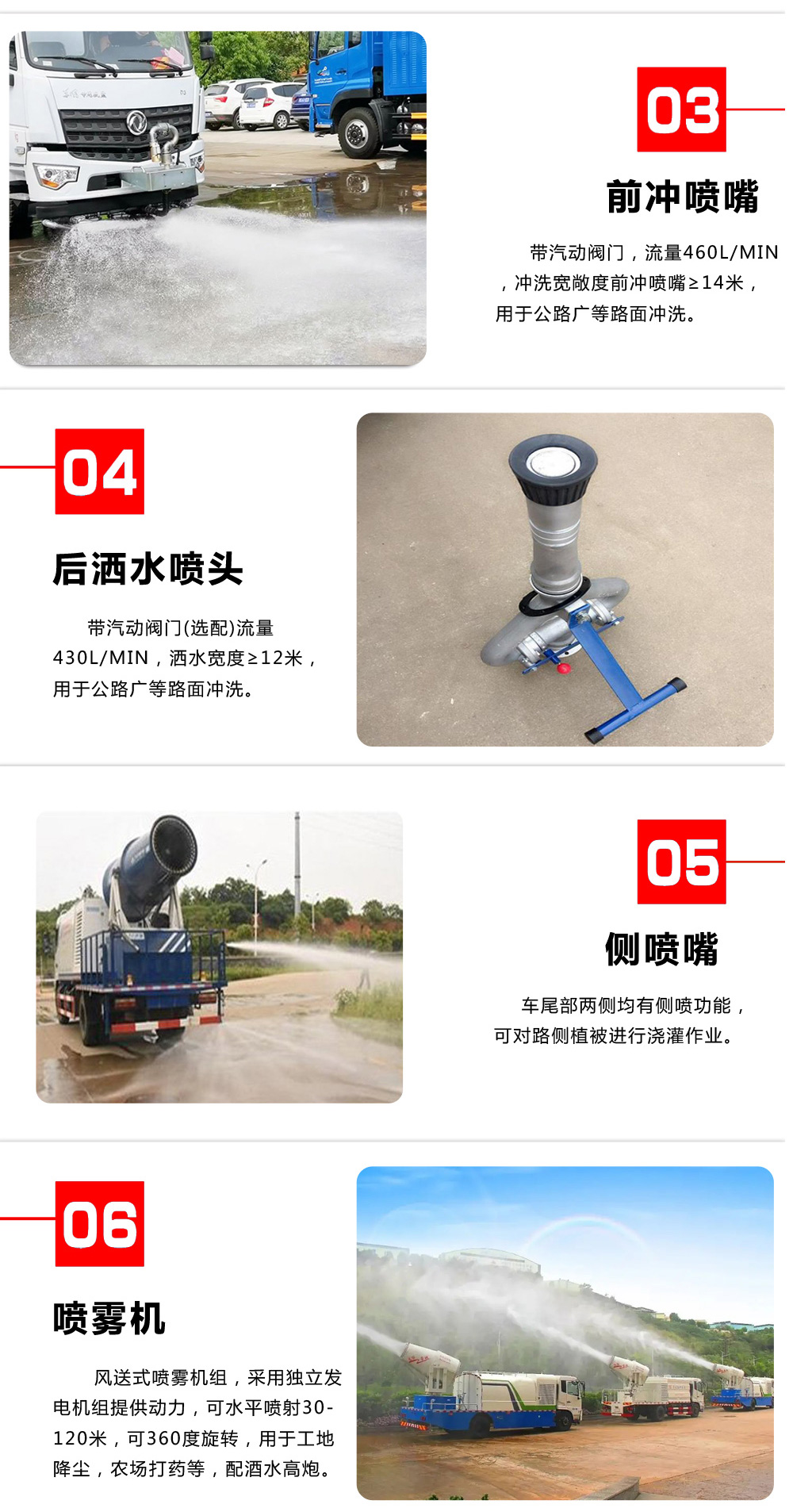 國六18方東風(fēng)天龍后雙橋 霧炮車30-50米